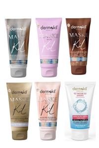 Dermokil Kil Içerikli Doğal Maske Ve Yüz Temizleme Seti 6lı Paket