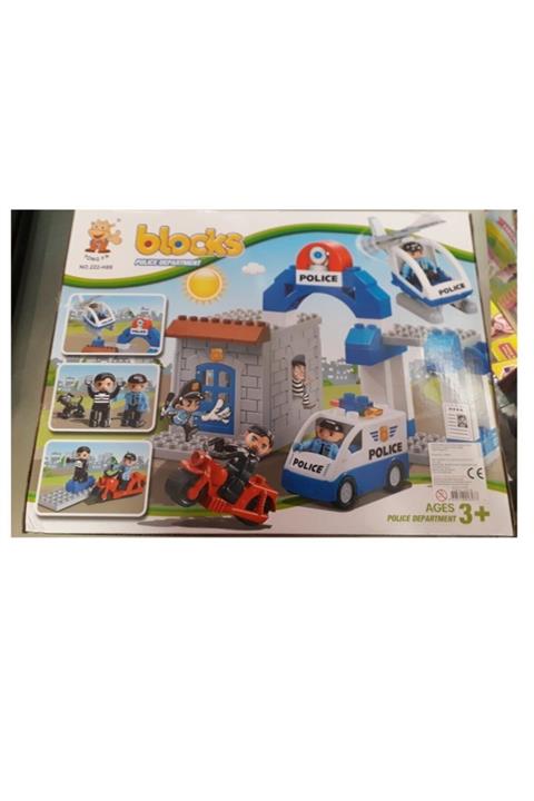 VARDEM OYUNCAK Sluban Blocks Blok Polis Seti Departmanı 55 Parça