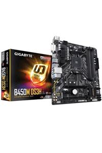 Gigabyte Gıgabyte Am4 B450 Ddr4 B450m-ds3h 4x Sata 1x M2 Sata Hdmı Dvı Amd Ryzen Graphics 3x (pcıe) Matx