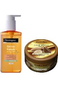 Neutrogena Sivilce Karşıtı Yüz Temizleme Jeli 200 Ml Ve Argan Yağlı Killi Yüz Maskesi 400 Gr