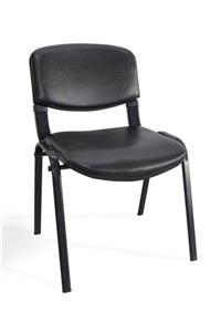 Arj I Office Furniture & Desing Siyah Ofis Büro Bekleme Misafir Form Koltuğu Sandalyesi 007