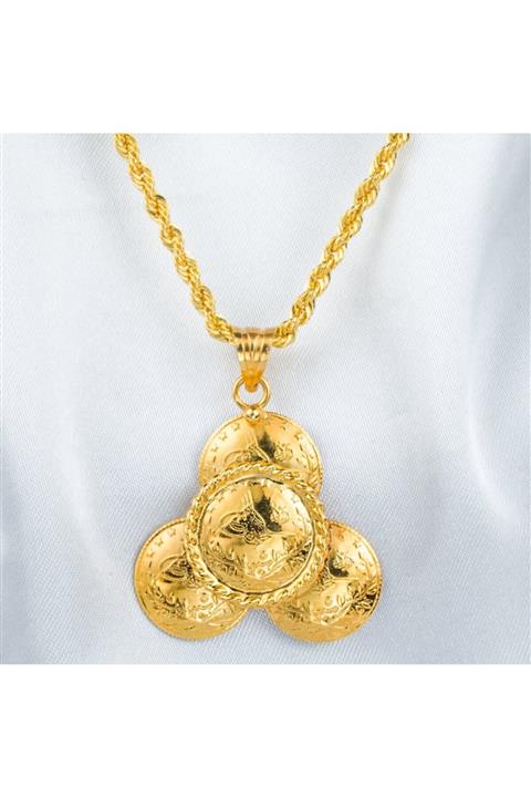 Bilezikci 4 Çeyrek Reşatlı 22 Ayar Altın Kolye