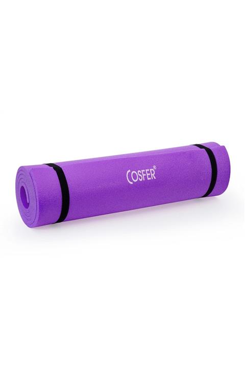 Cosfer 10 ml Yoga Mat Pilates Minderi Mor