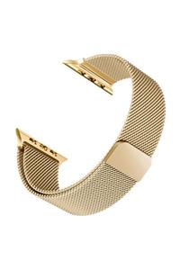 Microsonic Apple Watch 3 38mm Milanese Loop Kordon Gold