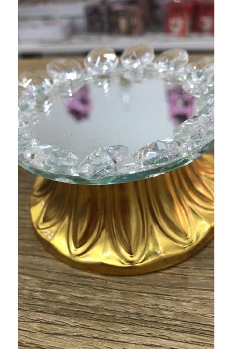 Dia Ayaklı Taşlı Lokumluk