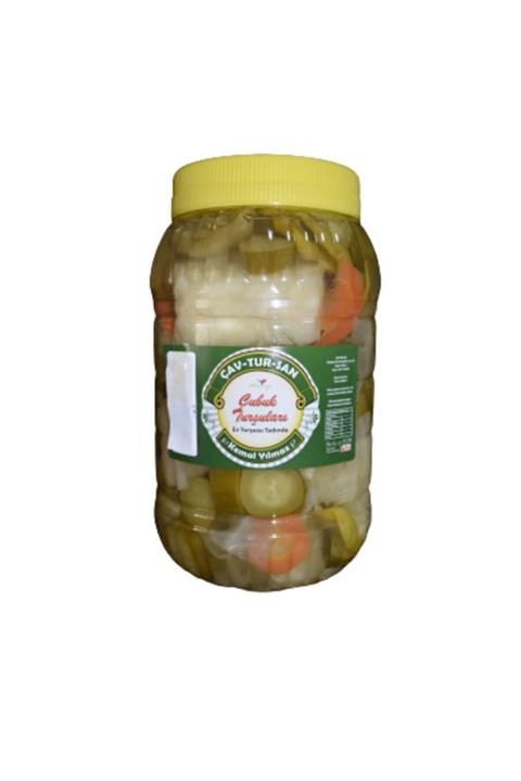 ÇAVTURSAN ÇUBUK TURŞUSU 3 Litre Karışık Çubuk Turşusu