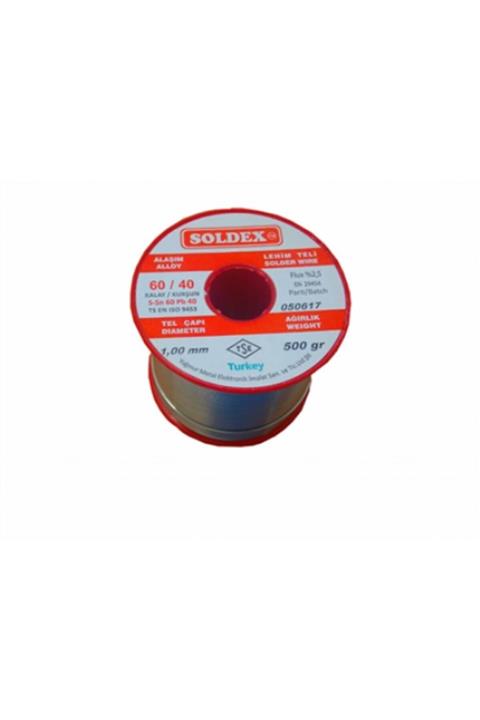 ELEKTRONİK DÜNYASI Soldex 500gr 1mm 60/40 Lehim Teli
