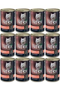 Reflex Plus Somonlu Jöle İçinde Kedi Konservesi 400 gr 12 Adet