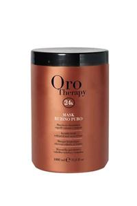 Fanola Boyalı ve İşlem Görmüş Saç Maskesi - Oro Therapy Rubino Puro 24k 1000 ml 8032947861415