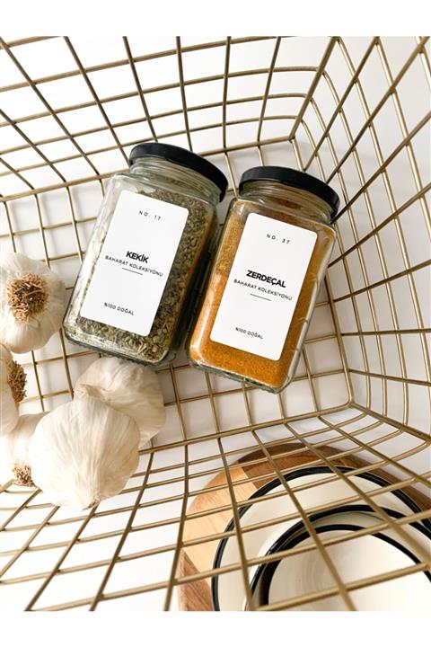 wideas 76’lı Baharatlık Etiket Seti