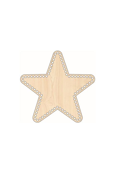 saray lazer Toptan Ahşap Taban Yıldız - 30x30 - Akçaağaç - 24 Adet