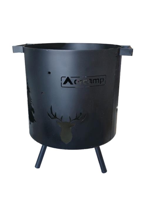 Orcamp Ds-270 Doğa Orman Şöminesi Küçük Siyah