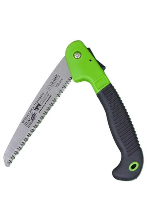 Salkım Planet 180 Mm Katlanır Bıçaklı Bıçkı Ince Diş Bahçe Budama Testeresi