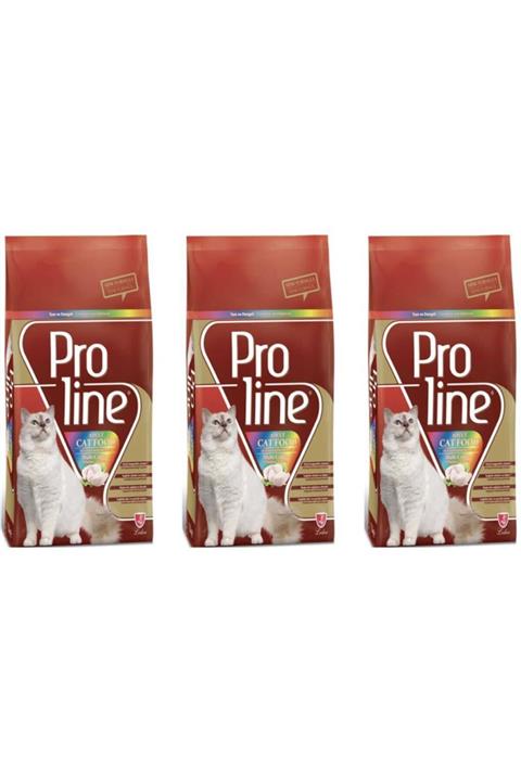 Pro Line Optium Renkli Taneli Tavuklu Yetişkin Kedi Maması 1,5 Kg 3 Adet