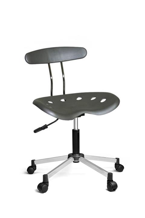 Türksit Nil Sandalye Krom Ayakli Gri