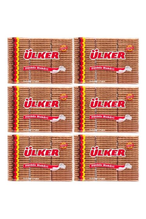 sahanedunya Ülker Pötibör Bisküvi 450 gr 6 Adet
