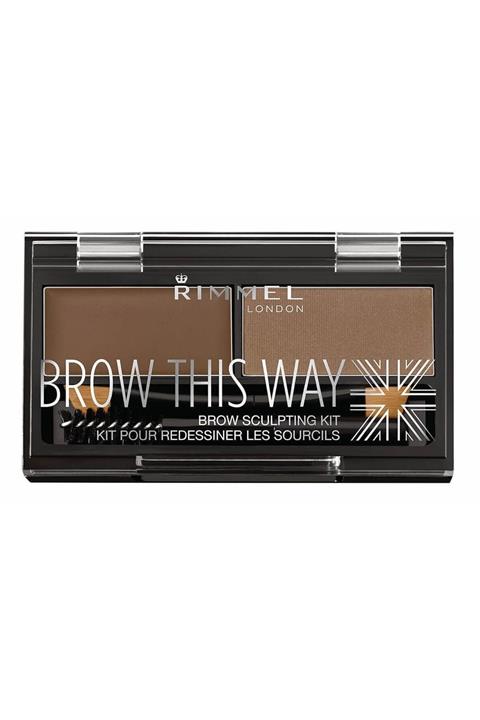 RIMMEL LONDON Brow This Way Kaş Şekillendirme Kiti Medium Brown  HYPNZVT808690