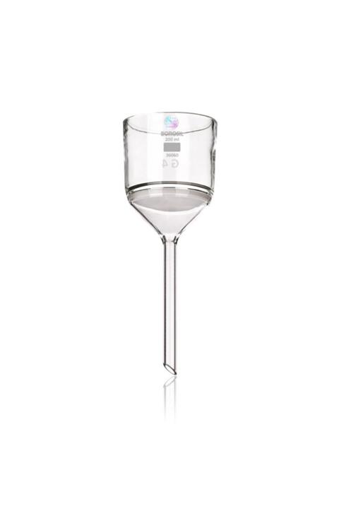 Borosil Cam Buhner Hunisi 500 Ml Porozite 2-nuçe Hunisi -sinterlenmiş Disk-100% Ikat- 3606624