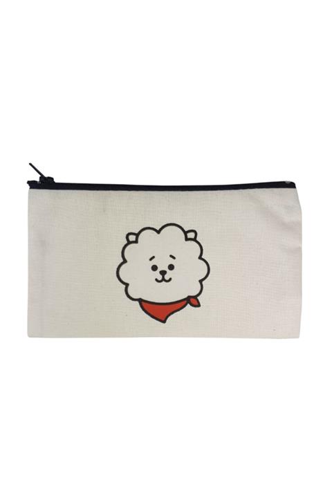 Ororabutik Bts Bt21 Rj Şile Bezi Kalemlik-cüzdan