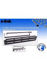 SLINK Sl-p648 Utp Cat6 48 Port Patch Panel