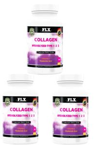 FLX Collagen Tip 1 Tip 2 Tip 3 Hyoluronic Asit Vitamin C 90 Tablet X 3 Kutu