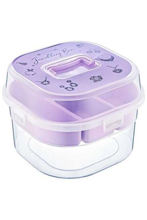 CENTRAL ELEKTRONIC MARKETING Çok Amaçlı Organizer Kutu Mor