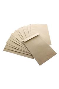 Asil 17x25 Cm Silikonlu 90 Gr Kraf Torba Zarf 100 Adet