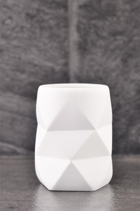 Kleine Wolke Beyaz Golden Crackle Diş Fırçalık