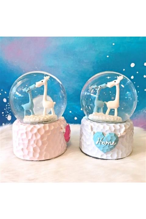 Taros Geyikler Büyük Boy Püskürtmeli Kar Küresi