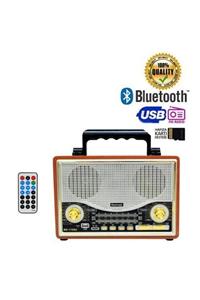 Huramarketing Kemai Md-1706bt Nostaljik Retro Radyo Usb Bluetooth Sd