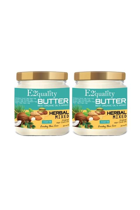 E2'quality Butter Saç Bakım Yağı Ikili Paket 210 ml X 2 Adet