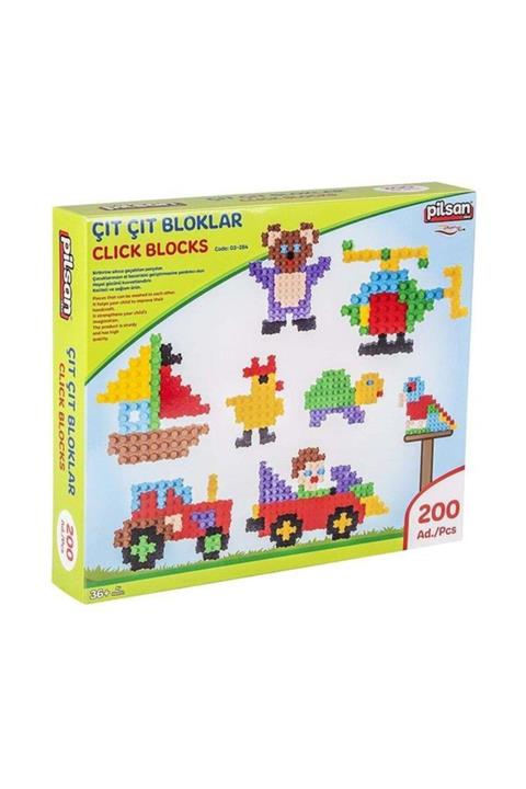PİLSAN Çıt Çıt Bloklar 200 Parça