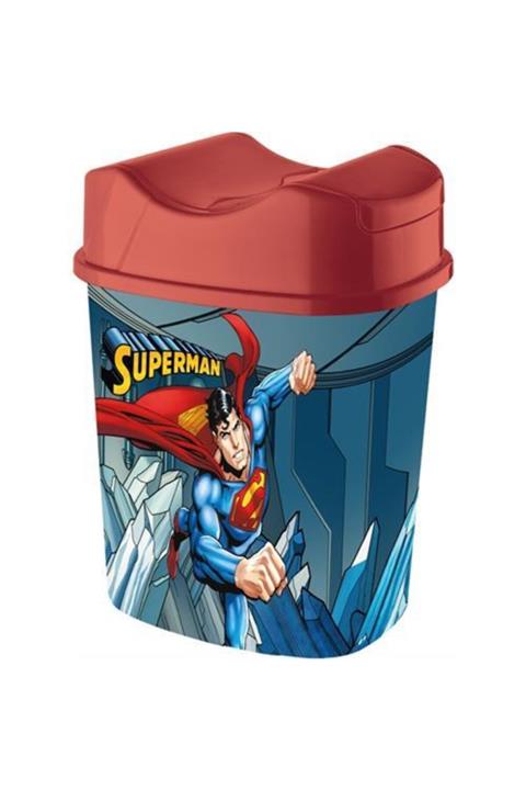 MağazanYanında Kaktüskedi Superman Lisanslı 5.5 Lt Çöp Kovası 714542