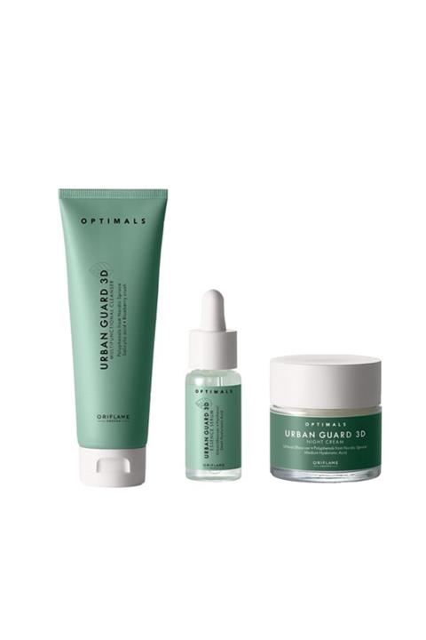 Oriflame Urban Guard 3d Çok Amaçlı Temizleyici+ 3d Serum+3d Gece Kremi