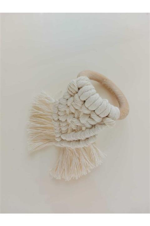 Master hand Makrome Peçete Halkası Natural 6'lı