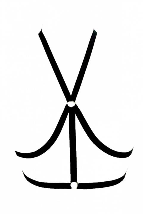 The She Deri İç Giyim Özel Tasarım Harness- Apft94