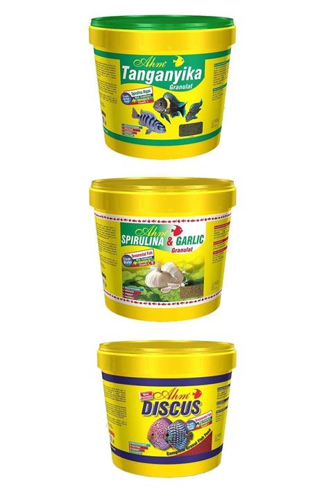 Ahm Tanganyika Cichlid Çiklet Yem Seti 300 gr