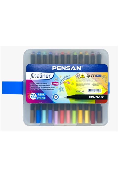 Pensan Fineliner 0,4 Mm Yeni Teknoloji Uç 24 Farklı Renk