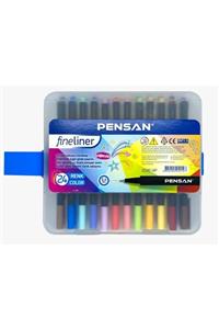 Pensan Fineliner 0,4 Mm Yeni Teknoloji Uç 24 Farklı Renk