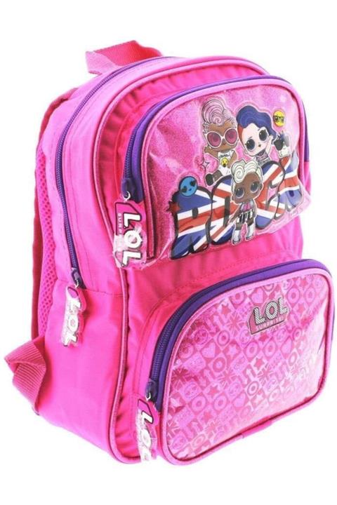 LOL Rock Fuşya Turkuaz Anaokul Çantası Llçan20434