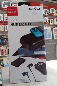 Oivo Switch Super Kit 13 in 1 Çanta Kulaklık Ekran koruyucu