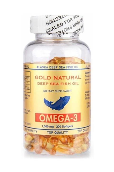 Gold Natural Omega 3 Balık Yağı 1000 Mg 200 Softgel