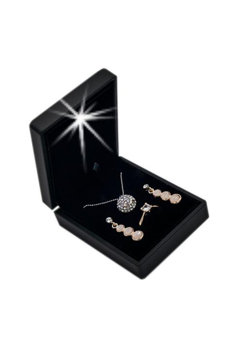 VİTRİNKUTU Işıklı Set Kutusu Siyah