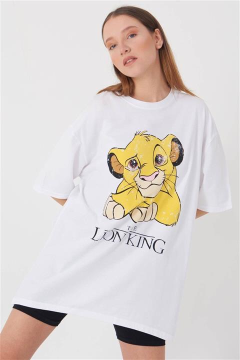 Addax Baskılı T-shirt P9363 - W4