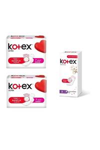 Kotex 16'lı Uzun Günlük Ped + 7'li Uzun Ped * 2 Adet