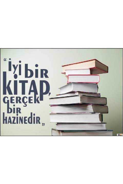 Gülpaş Kitap Okumak Afişi (yapışkanlı Folyo) 50x70 Cm