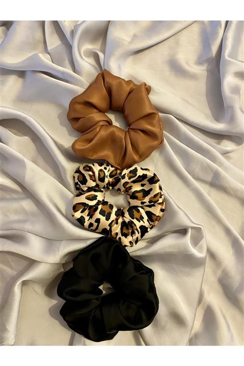 SARAH Kadın 3 Lü Saç Lastik Toka Seti