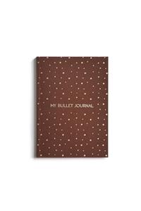 pulp Bullet Journal Brown Noktalı Defter (A5)