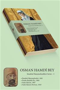 retronote Osman Hamdi Bey 4'lü Defter Seti 1 - Istanbul Hanımefendileri 1 - Çizgisiz - 64 Sayfa - 14x21cm