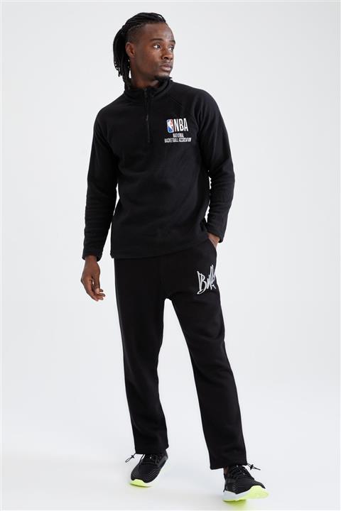 DeFacto Nba Chicago Bulls Lisanslı Oversize Fit Içi Yumuşak Tüylü Jogger Eşofman Altı